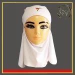 مقنعه حجاب سفید