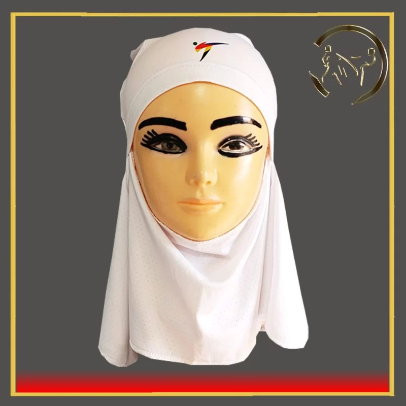 مقنعه حجاب سفید
